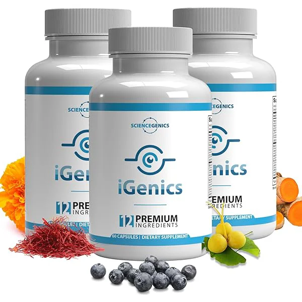 iGenics three bottles with ingredients